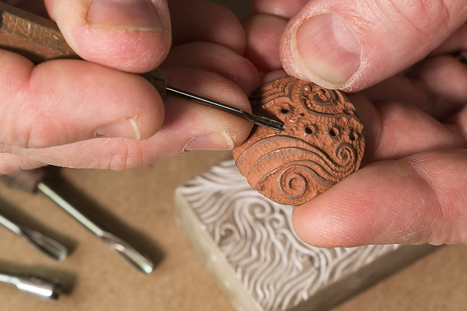 Metal Clay Carving